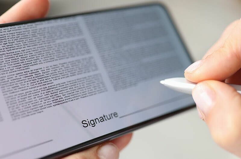 e-signatures